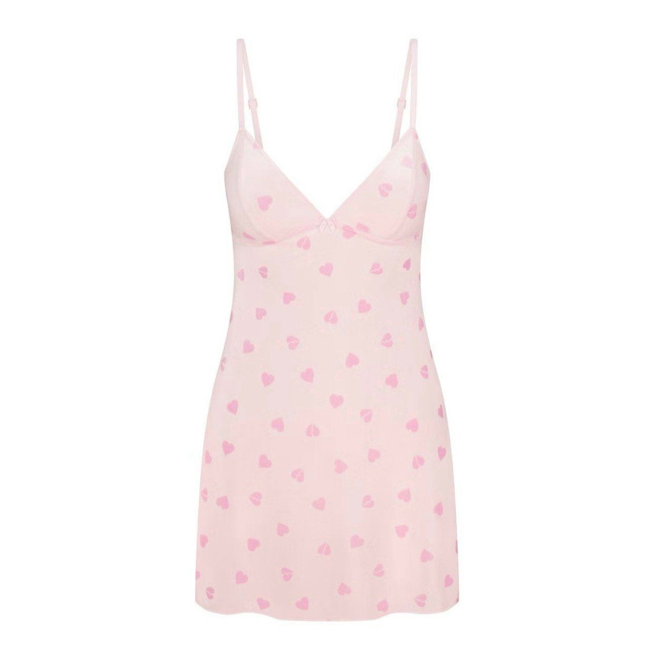 Skims Velvet Lace Slip Dress